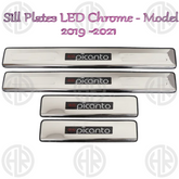 Kia Picanto LED Chrome Sill Plates (2019-2021) Premium Illuminated Door Entry Panels